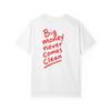 Big Money Never Comes Clean Shirt Funny Hustle Quote Tee Red Text Tshirt Trendy Streetwear Top Unisex Graphic Tee