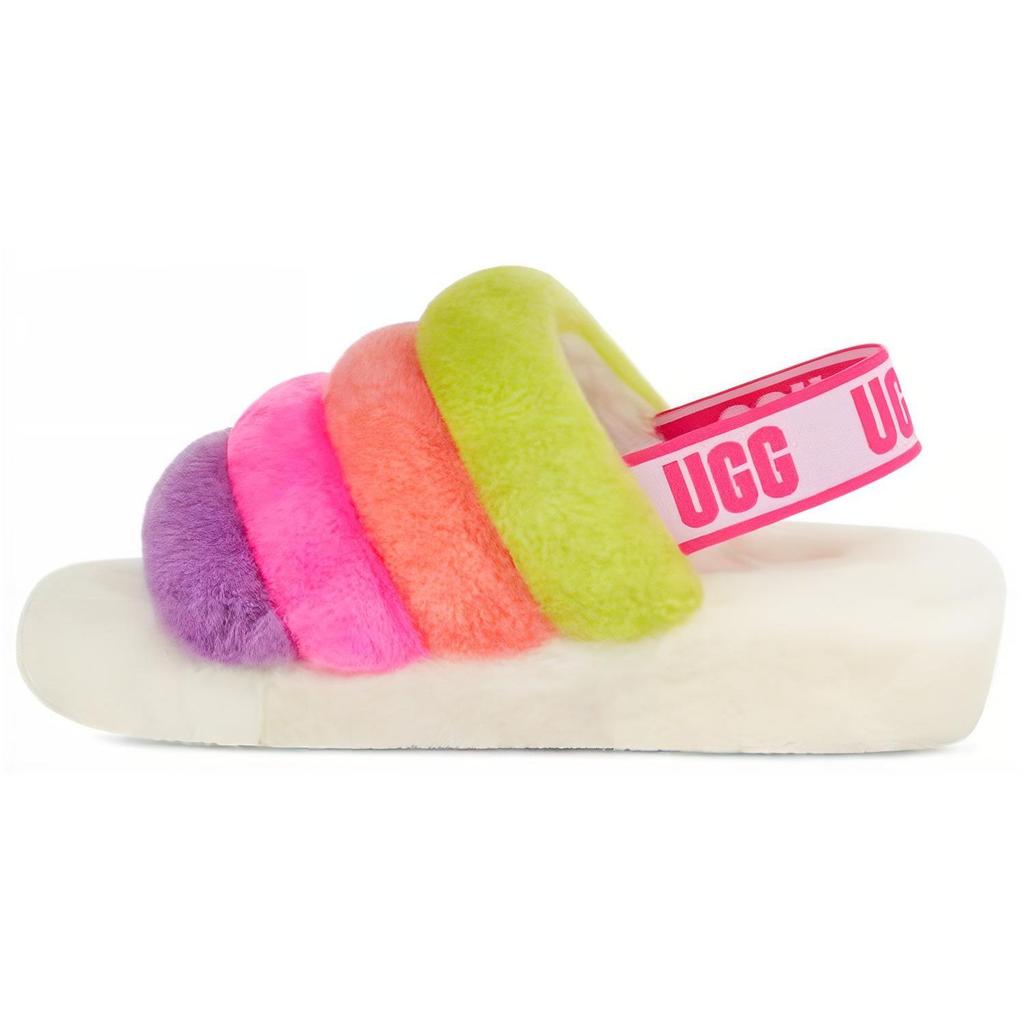 UGG Ciabatte alla moda con suola spessa Ciabatte da donna Bianco 1097169-WHM