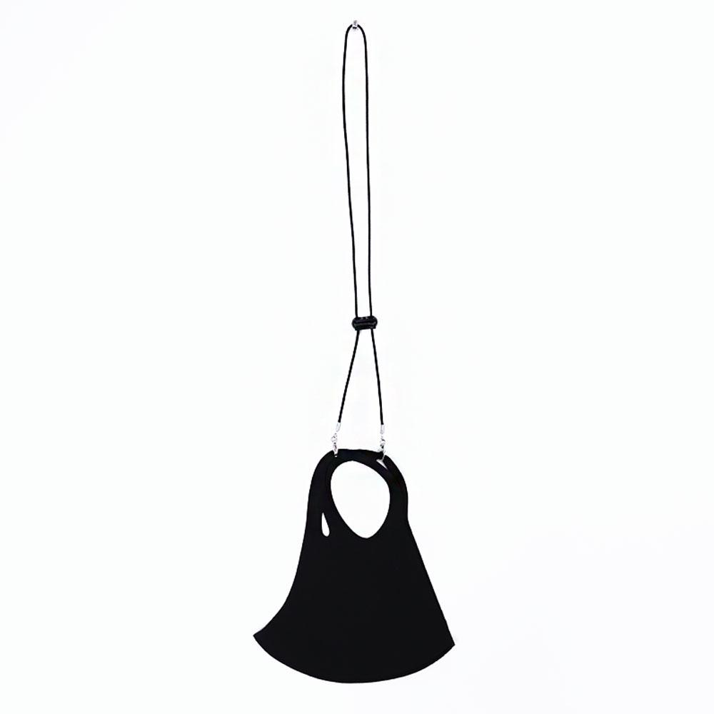 Jeibanseukeullaesig Simple Slim Strap Eyeglass Chain Mask Necklace (C2001-An669_Bk)