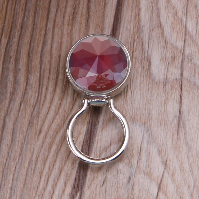 Magnetyczny Metalowy Uchwyt na Odznakę Okularową Uchwyt na Okulary do Czytania Okulary Przeciwsłoneczne Bezpieczne Broszki Okrągłe Serce Kryształowe Broszki