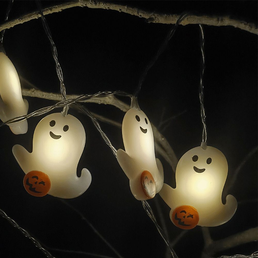 Ghost Pumpkin Night Lights Led Skull Lights String Lights Decor Halloween Decoration Party Supplies
