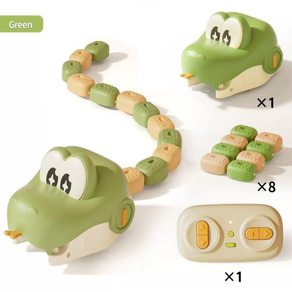 Sound and Light Magnetic Snake Game Toy Remote Control Competitive Snake Game Indoor Family Games