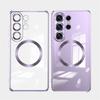 Luxury Transparent Thin Magnetic Phone Case For Samsung S26 Ultra S26 Plus Lens Protection For Magsafe Wireless Charge Cover