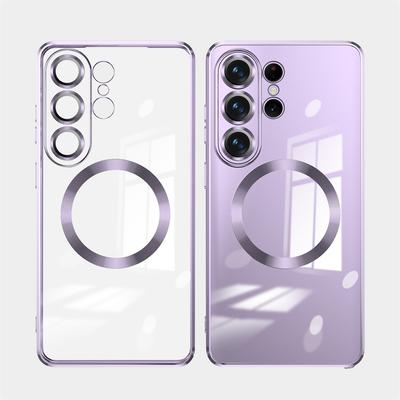 Luxuriöse Transparente Dünne Magnetische Handyhülle Für Samsung S26 Ultra S26 Plus Linsenschutz Für Magsafe Kabelloses Ladecover