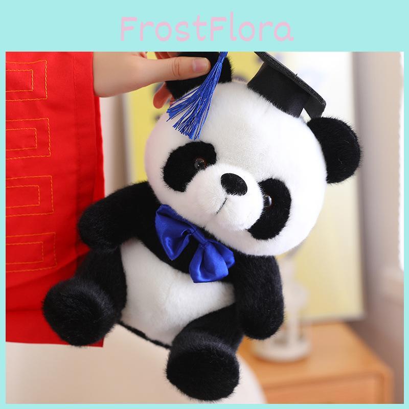Dr Plush Panda Toy Stuffed Animal Doll Decoration Graduation Gift Memorial