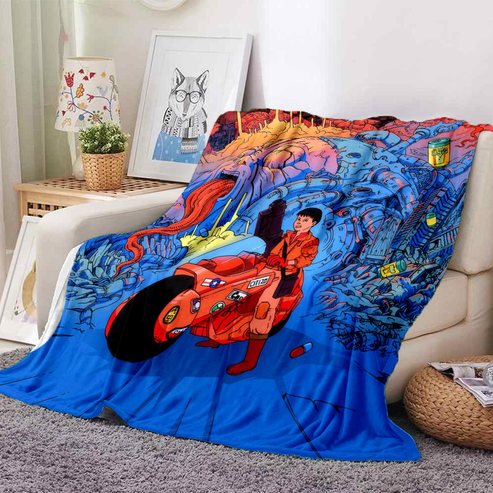 Akira Flannel Blanket, High Quality Comfortable for All Seasons, Home Decor, Warmth and Comfort