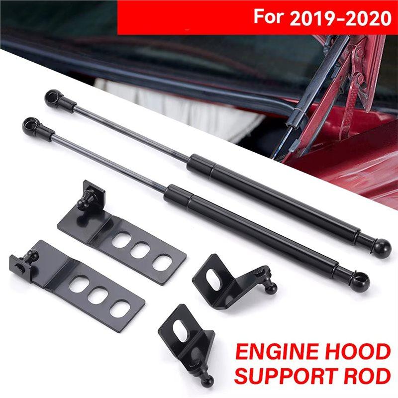 For Toyota RAV4 2019-2020 Car Hood Lift Bonnet Gas Struts Bars Auto Shock Dampers Front Engine Mounting System