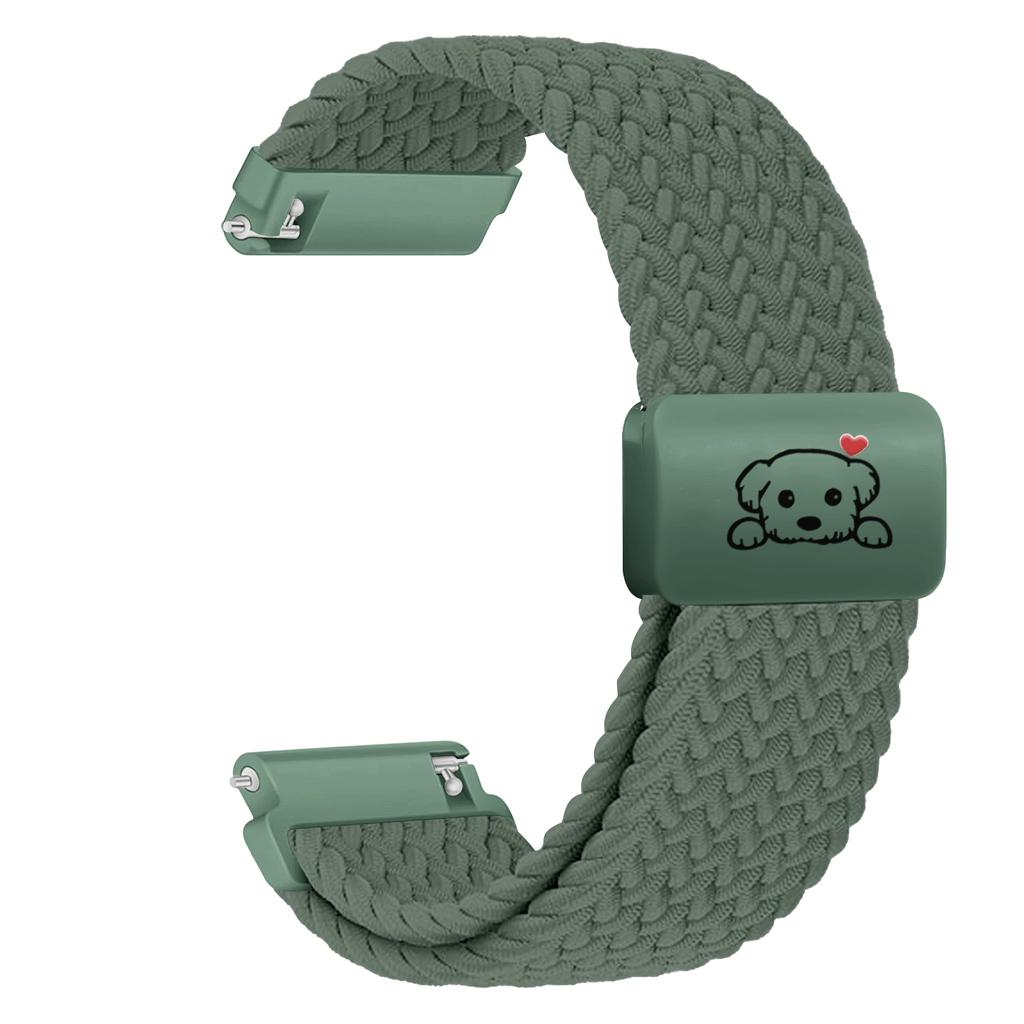 18 20 22mm Watch Straps for Amazfit Bip 6 5 Active 2 GTR/GTS 4/3 Magnetic Braided Bracelet Galaxy Watch 7/FE/5/6/4 Classic Band