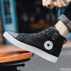 Spring New Breathable Lightweight Sports Shoes Fashion Versatile Men High Top Sneakers Casual Comfortable Outdoor Running Shoes