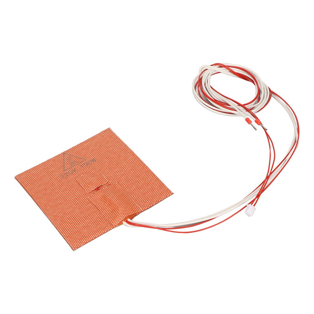 3D-Drucker Silikon Heizkissen 100x100mm 220V 100W Importiertes Gummi Heizbett Silikonmatte Zubehör für VORON V0.1 V0