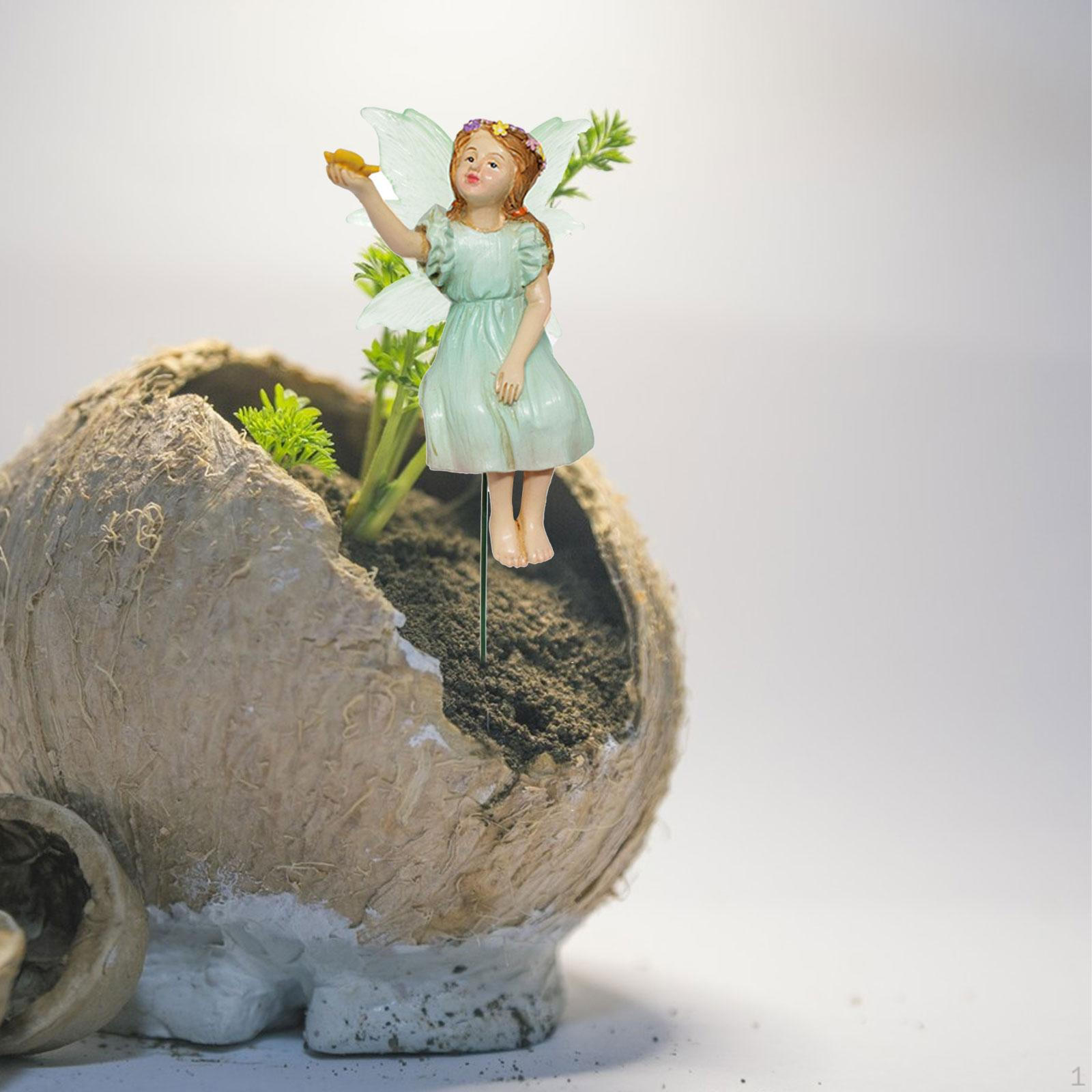 Micro Landscape Ornament ,Miniature Fairy Garden Statue,Butterfly Sculpture,Garden Outdoor
