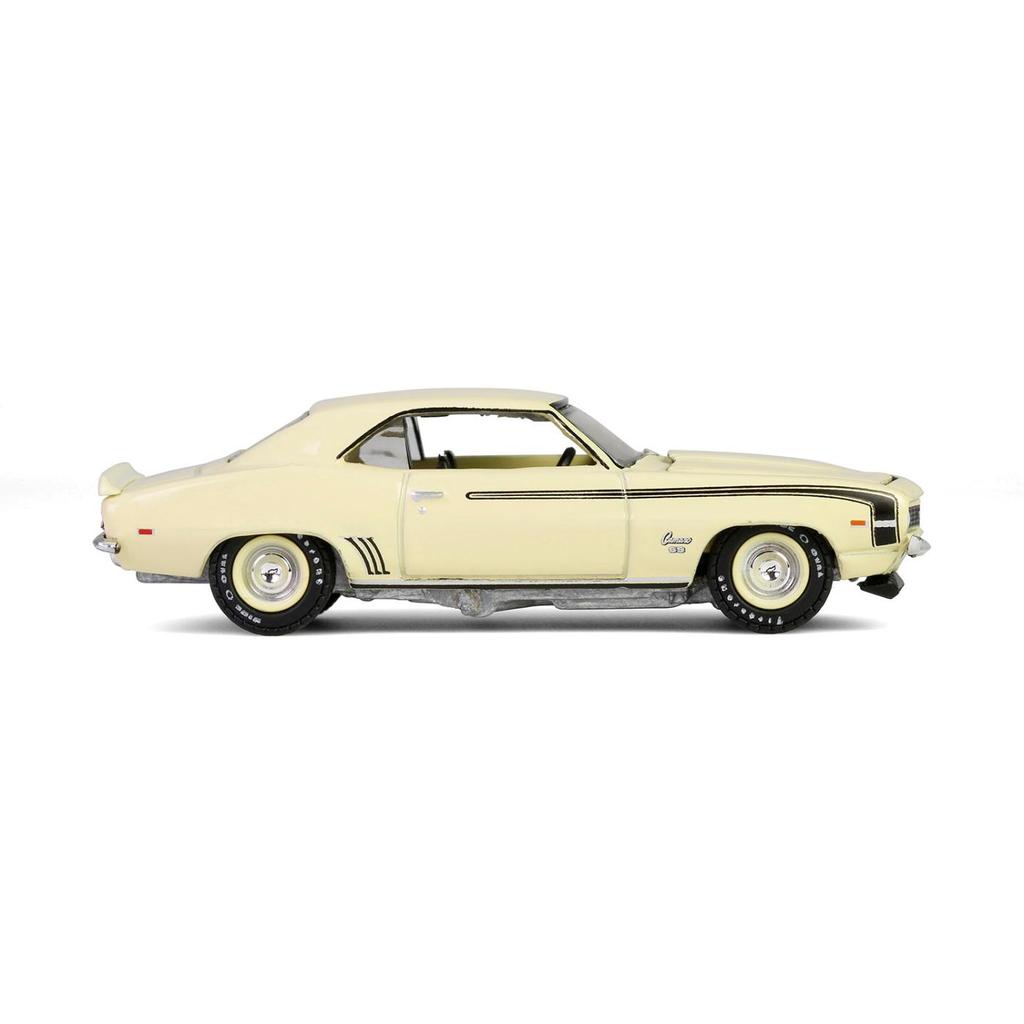 GreenLight 1:64 1969 Chevrolet Camaro SS 396 37320-C Simulation Car Metal Alloy Model decoration display collection gifts