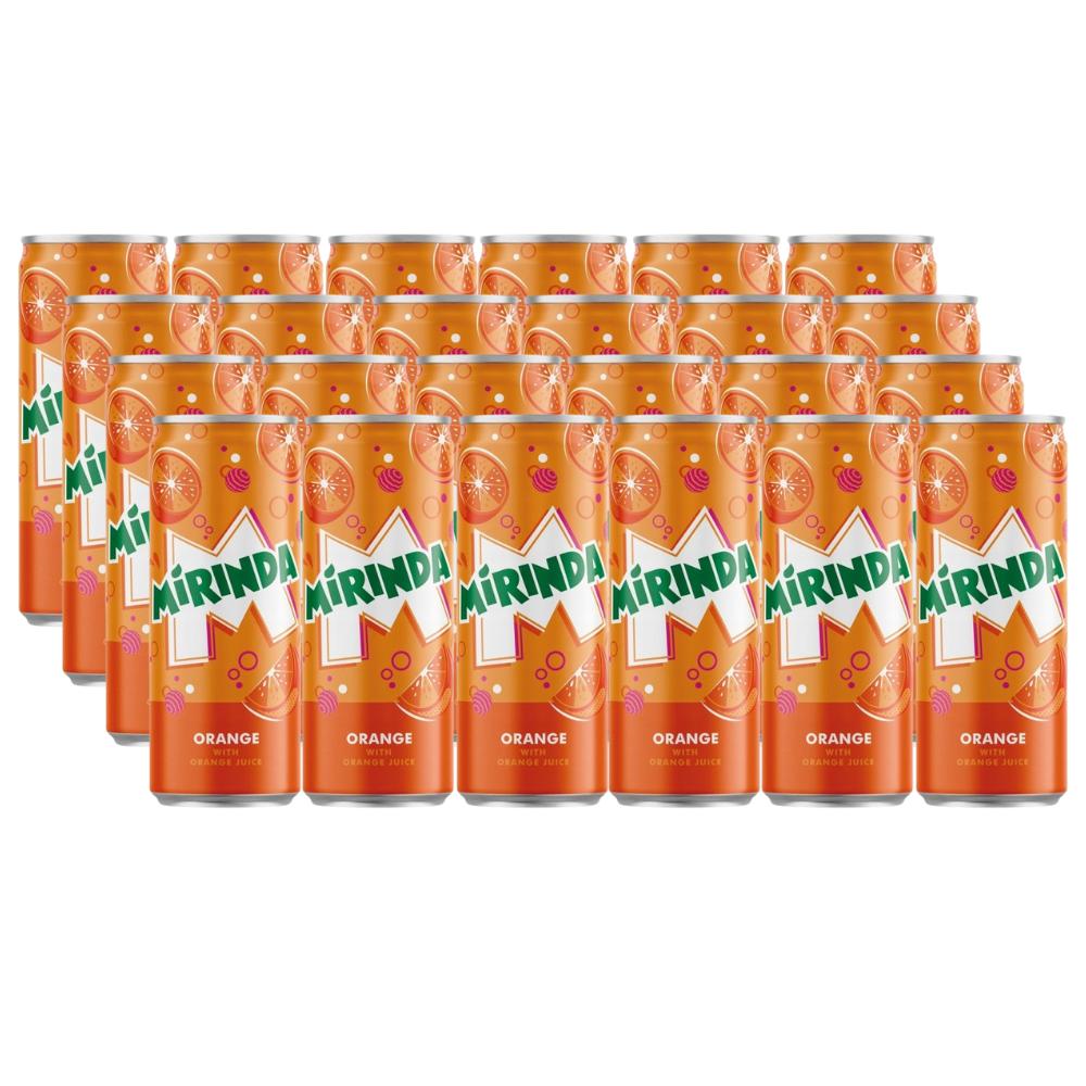 Mirinda Carbonated Orange-flavored Drink 330 Ml X 24 Pieces