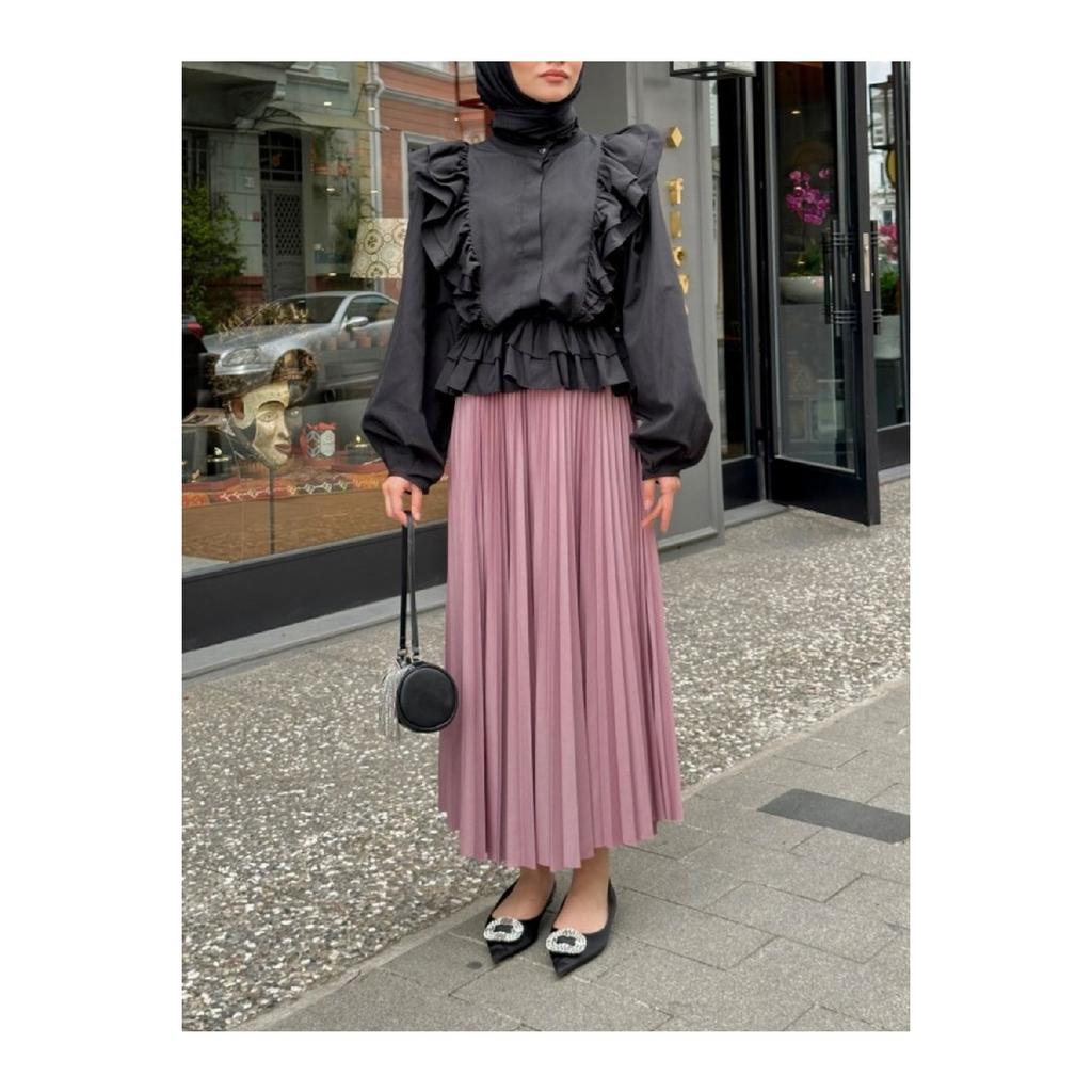 Fusta plisată hijab