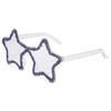 Star Shaped Glitter Sunglasses For Women Colorful Candy Tones UV400 Protection Trendy Party Shades For Festivals KJ136