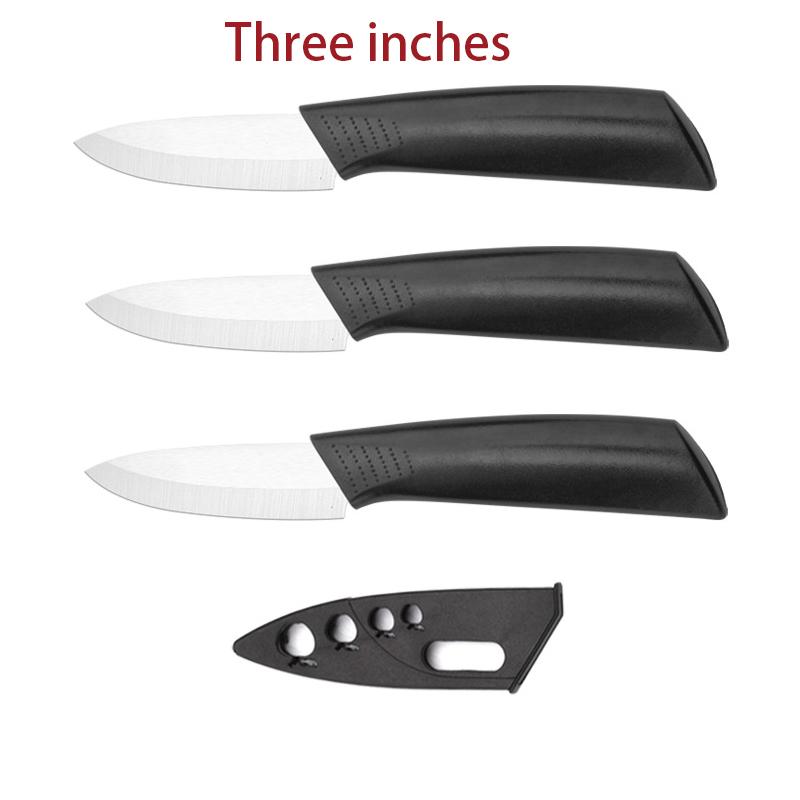 3/4/5 Inch Ceramic Knife Can Resist Oxidation Without Rust Fruit Knife Cover Portable Baby And Toddler Food Preparation Knivse