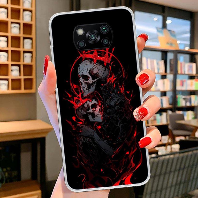 Anatomy Skeleton Heart Lovey Kiss Cover Phone Case For Xiaomi Poco F7 Ultra X7 X6 X5 Pro M7 Redmi 15C 15 13C 13 12C 12 10C 10 9A