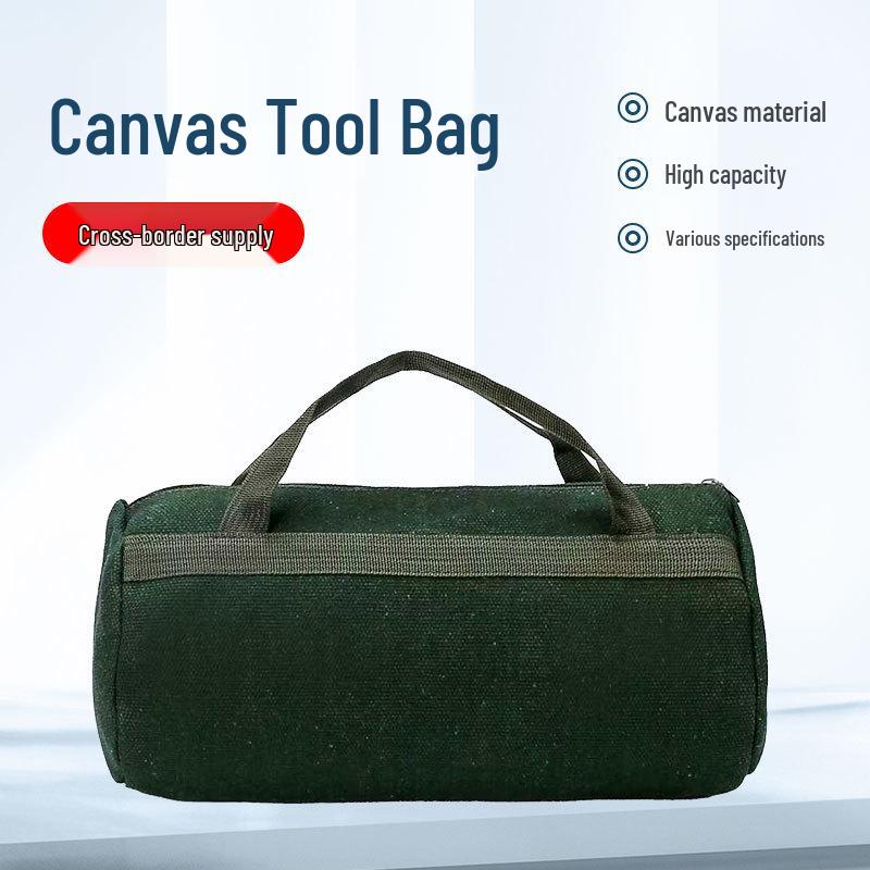 Large Capacity Heavy-Duty Canvas Tool Bag for Outdoor Auto Repair