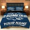 Hc Kometa Brno Jersey Custom Name Pattern Bedding Quilt Set Quilt Cover Pillowcase Home Gift(1 * duvet cover + 2 * pillowcase, without core)