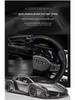Geely Binyue Steering Wheel Cover, 18-24 Models, Carbon Fiber, Unisex, Four Seasons, Ultra-thin, Anti-slip.