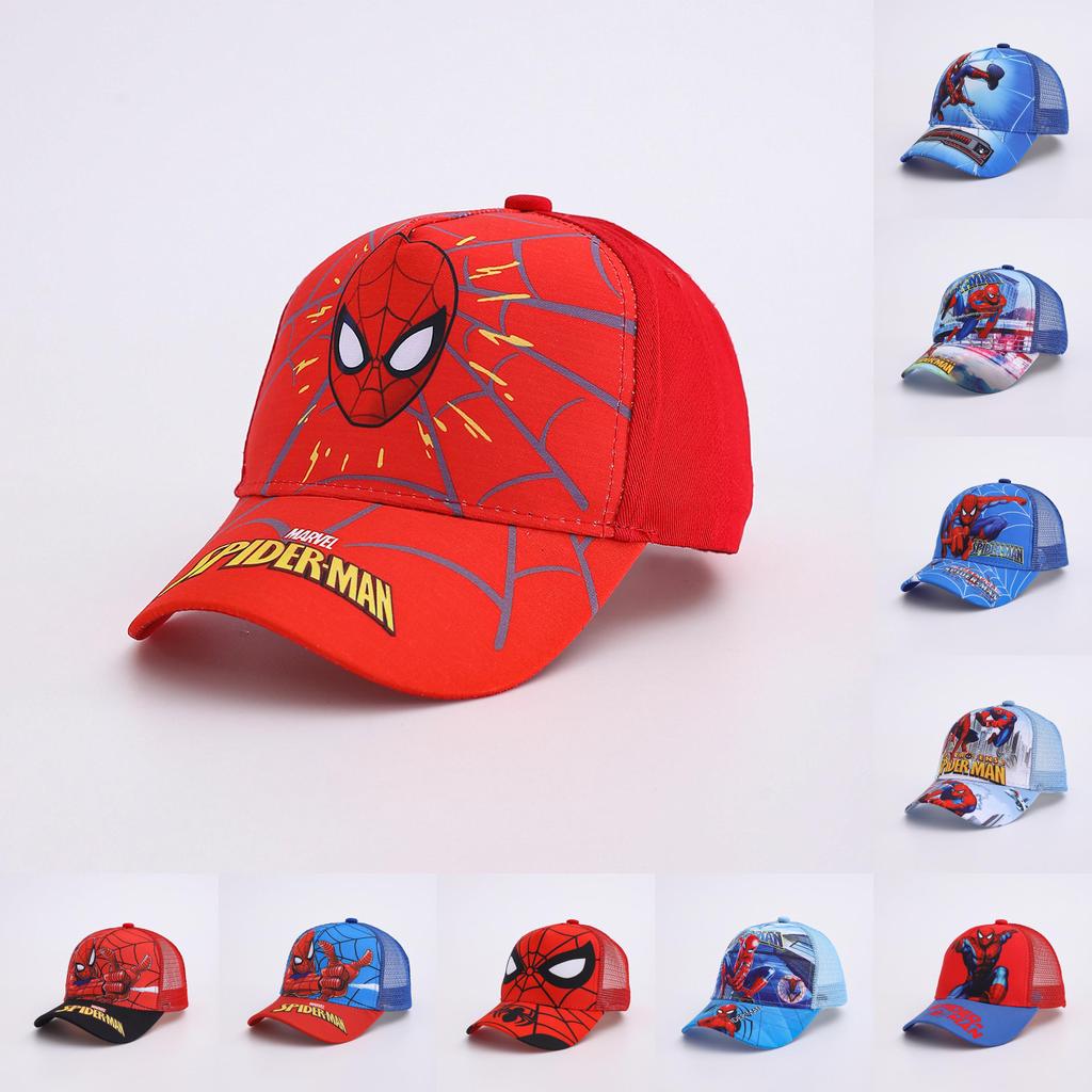 Childrens Cartoon Spider Man Baseball Cap With Breathable Polyester For Summer Outdoor Play
