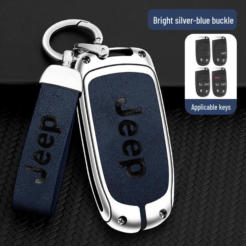 

Металевий чохол для ключа для Jeep Compass, Cherokee, Renegade, Grand Commander, Wrangler