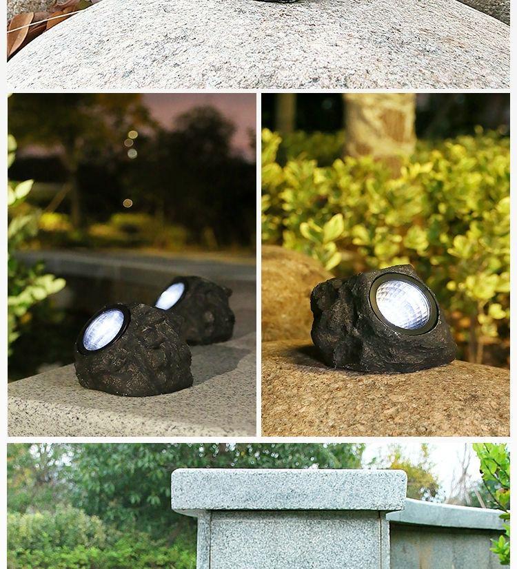Solar LED Spotlight Outdoor Garden Lawn Decoration with Light Control