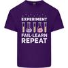 Science ExperiUnisext Fail Repeat Chemistry Geek Unisexs Light Cotton TShirt