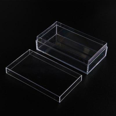 Akrylowe Przezroczyste Pudełko Ekspozycyjne na Cukierki, Ciasta, Przekąski, Monety, Karty lub Biżuterię