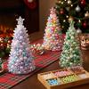 Educational Dreamy Beaded Christmas Tree DIY Kit Sparkling Mini Bead Weaving Set  Beginner-Friendly