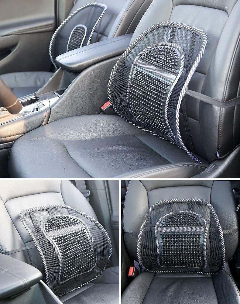 Car Lumbar Support Cushion, Breathable Office Lumbar Support Cushion, Car Interior Accessories