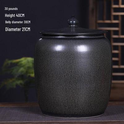 Large Sealed Ceramic Food Storage Jar