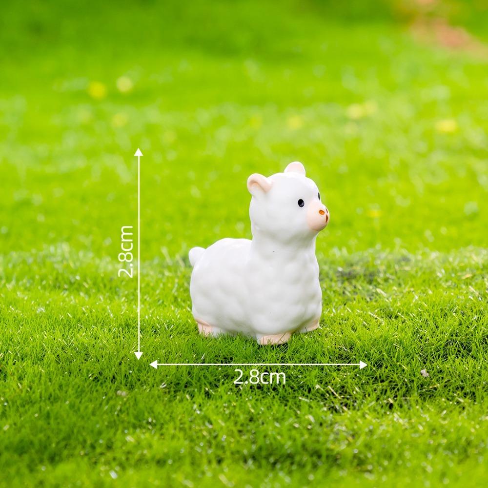 DIY miniaturní figurky Pryskyřice Miniaturní figurka zvířat Socha nových zvířat