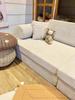 Small Green Corduroy Sofa Cushion