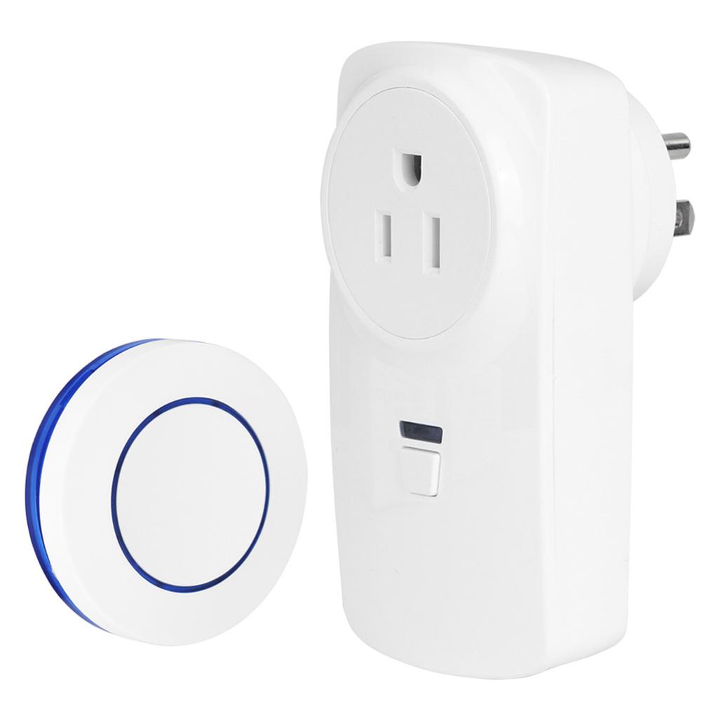 Haushaltsgeräte-Controller 2-Wege Drahtlose Steckdose Fernbedienung SteckdoseBlau Fernbedienung