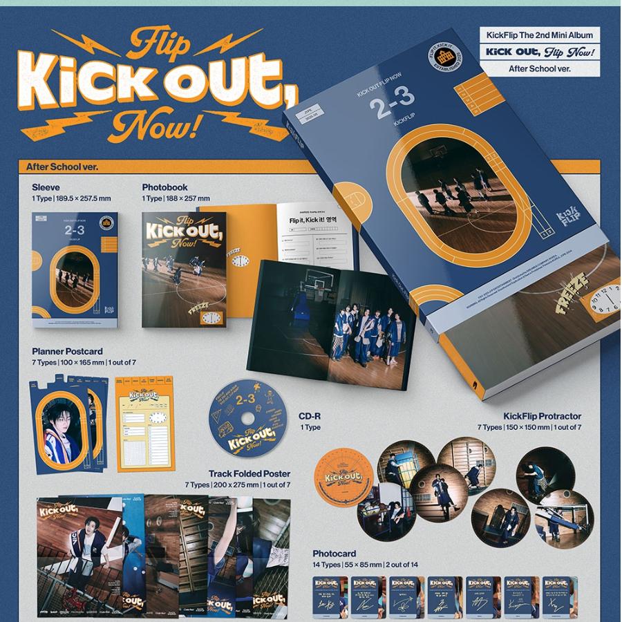 (STANDARD Ver.) KickFlip [KICK OUT, FLIP NOW!] 2nd MINI ALBUM