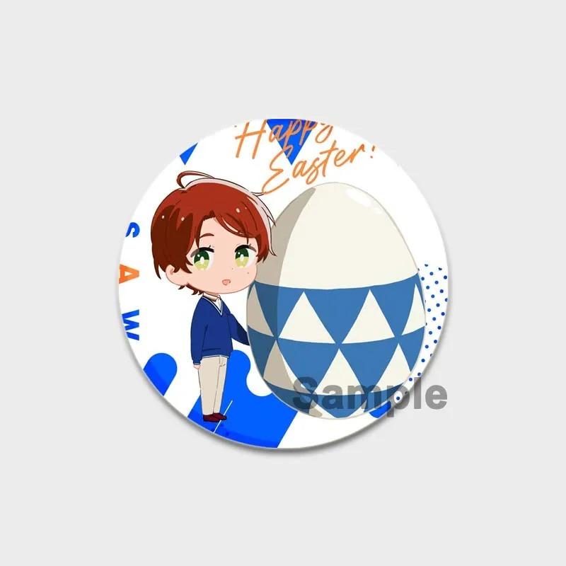 32/44/58MM Wonder Egg Priority Brooches, Cartoon Ohto Ai Cosplay Badge, Anime Brooch, Enamel Pin, Jewelry Accessories, Backpack Decoration