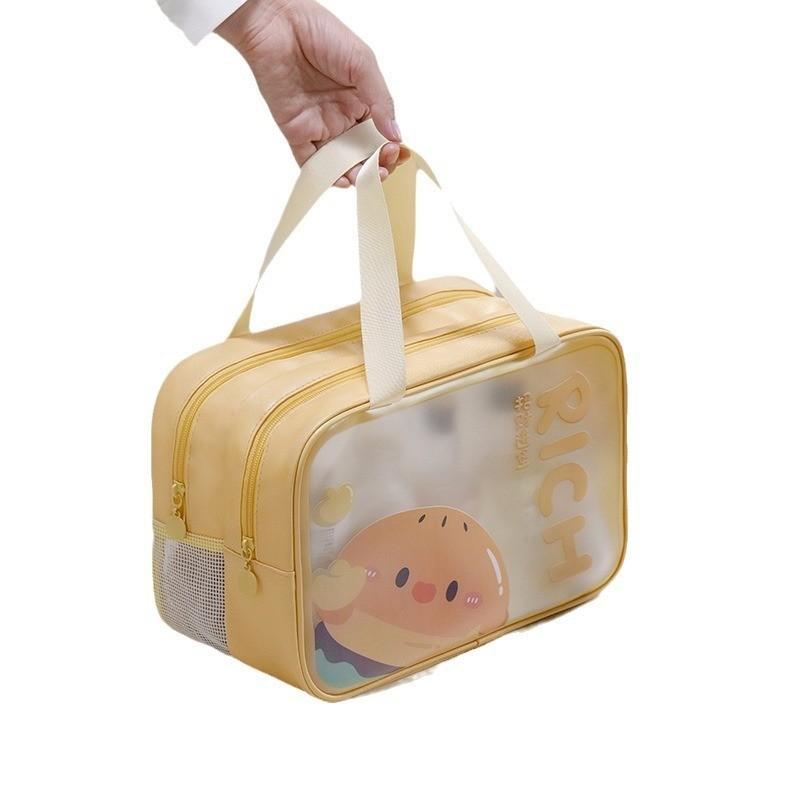 Multifunctional Pvc Makeup And Toiletry Bag For Travel And Gym Use