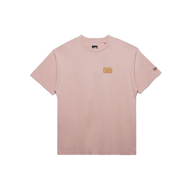 New Era SS23 Back Print Round Neck Casual Short Sleeve T-Shirt Unisex Tops Pink 13718805