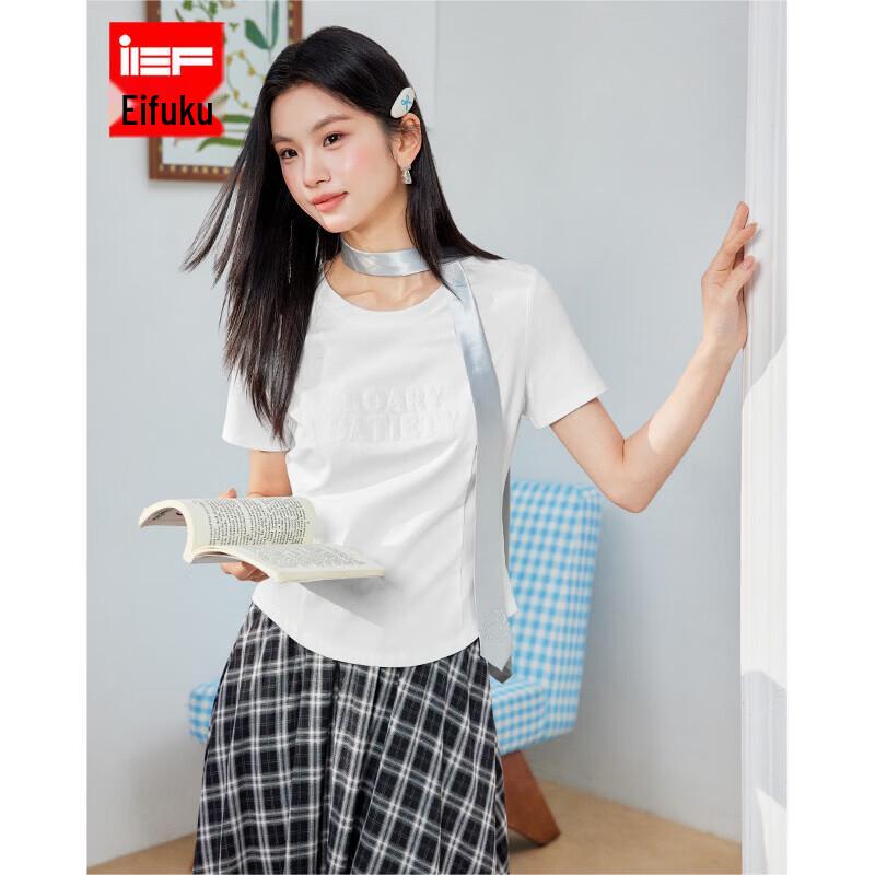 

IEF 2026 Summer Korean Style Basic T-shirt XL