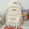 Backpack for Women Korean Version Ins Style Large Capacity Student Schoolbag Japanese Contrasting Color Cute Letter Computer Bag