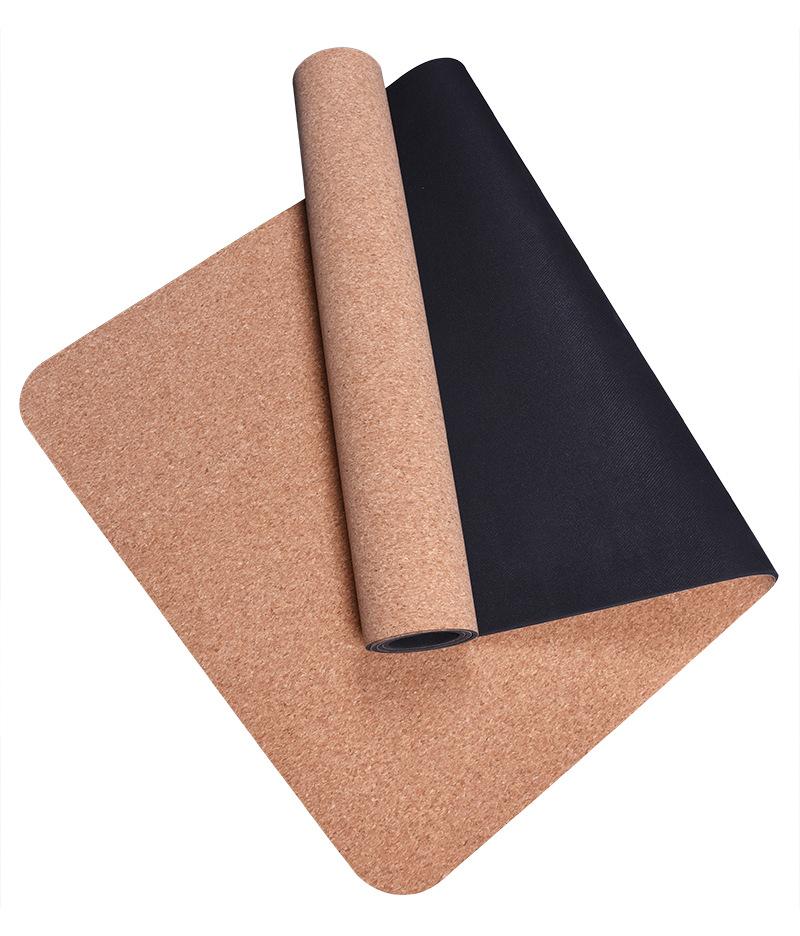 Custom Drop Shipping Fitness Thick Eco Friendly Natural Yoga Mat Cork Set for Women