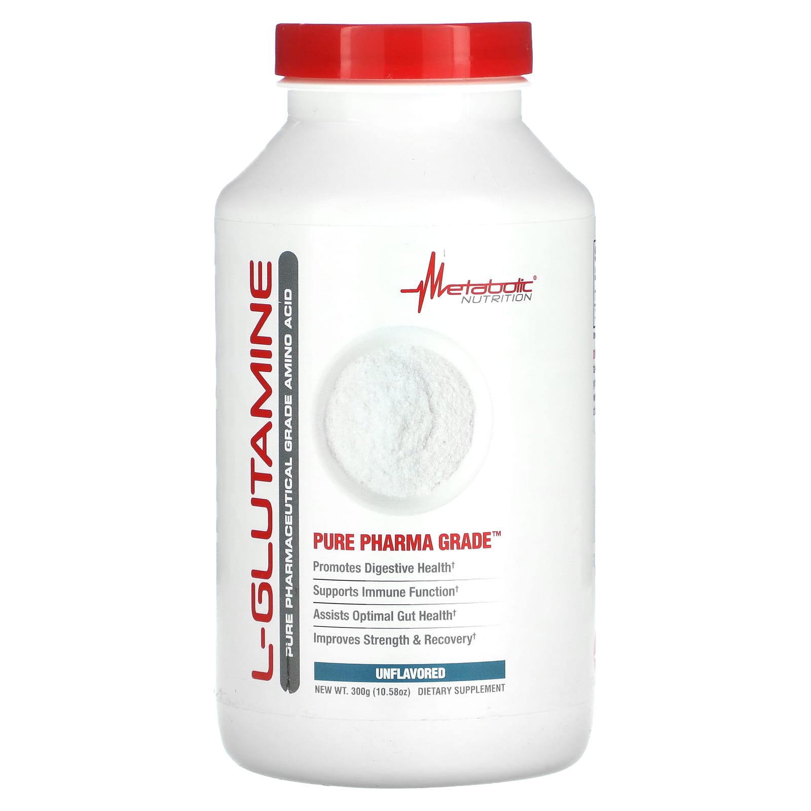 

L-Glutamine, Unflavored, 300G(10.58Oz)
