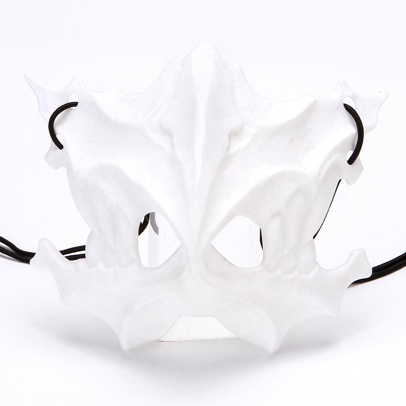 Parti Kurukafa Maskesi Uzun Dişli Şeytan İskelet Yarım Yüz Maskesi Kurt Ejderha Kaplan Houjuu Nue Maskesi Cosplay Cadılar Bayramı Kostüm Aksesuarları