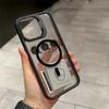 Luxury For Magsafe Wireless Charging Magnetic Case for iPhone 15 12 13 14 Pro Max plus Camera Glass Protection Transparent Cover