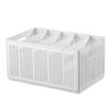 Creative Foldable Plastic Clothes Storage Basket Pants Socks Storage Box with Dividers Household Underwear Organizer