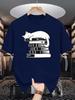 Unisex Crew Neck Tee Sleep Cat Book Stack Minimal Graphic Print Soft Cotton Loose Short Sleeve Summer Casual Male Streetwear Tops