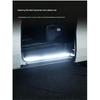 Car Sliding Door Welcome Light for Toyota Alphard Vellfire 30 Series White Door Ground Light Courtesy Lamp Middle Door Lighting Neon Lights 4