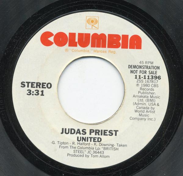

7-дюймовая пластинка JUDAS PRIEST - United 1111396 Columbia 1980 США Рок Б/У