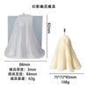 1 Pcs Festivel Creative Shape Halloween Cloak Ghost Candle Mold DIY Aromatherapy 3D Candle Molds Ghost Cloak Mould Decor Tools